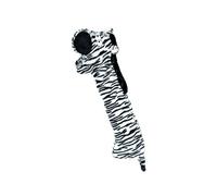 Animal Instincts Long Flat Body Zebra Dog Plush Toy (Pack of 1)