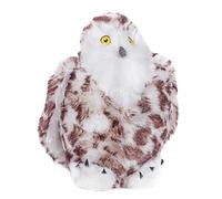 Animal Instincts Snow Mates Suri Snowy Owl, Squeaky Soft Plush Chew Companion Dog Toy - Medium