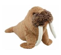 Animal Instincts Snow Mates Squeaky Dog Toy Soft Plush Toy For Dogs Comfort Puppy Toy Winston Walrus - Large