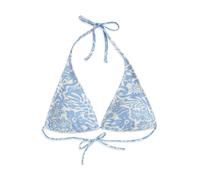 Animal Iona Womens Halter Printed Bikini - Chlorine & Saltwater Resistant & Regular Fit - Best for Spring Summer Beach & Outdoors Light Blue Women's Size 6