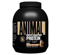 ANIMAL Isolate Whey Protein Powder (Caramel Latte) - with 25g Protein & 4.6g BCAAs for Muscle Building, Protein Shake with isolates & Various Amino acids - 2,3kg