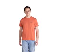 Animal Jacob Mens Cotton T-Shirt - Lightweight & Comfortable Tee in Soft Fabric, Relaxed fit - for Spring Summer, Beach, Holiday & Travel Bright Orange XL