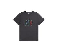 Animal Jacob Mens Cotton T-Shirt - Lightweight & Comfortable Tee in Soft Fabric, Relaxed fit - for Spring Summer, Beach, Holiday & Travel Dark Grey L