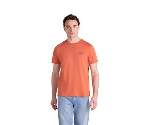 Animal Jacob Mens Cotton T-Shirt - Lightweight & Comfortable Tee in Soft Fabric, Relaxed fit - for Spring Summer, Beach, Holiday & Travel Bright Orange M