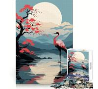 Animal Japan Vibes 1000 Teenager Pieces Jigsaw Puzzle Brain Development Unwind Easily Clean Join Warm Xmas Gift (38x52cm)