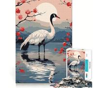 Animal Japan Vibes Jigsaw Puzzles 1000 Pieces Focus Boost Fun Laser Cut for Flawless Fit Bonding Activity for Loved Ones (38x52cm)