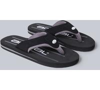 Animal Men's 'Jekyl' Soft Padded Lightweight Casual Slip On Pool Beach Flip-Flops in Jet Black | Size: 9 Animal Jet Black 9