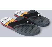 Animal Jekyl Mens Flip-Flops - Grey - Grey - Size: 8