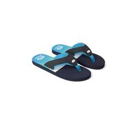 Animal Jekyl Mens Flip-Flops - Lightweight Slip-On Slippers with Neoprene Lining - Spring Summer Casual, Beach, Pool, Swimming & Walking Blue Adult Shoe Size 13