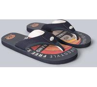 Animal Jekyl Mens Flip-Flops - Slip-on, Lightweight & Comfortable Footwear with Soft Padded upper Straps - Best for Spring Summer & Outdoors Bright Orange Adult Shoe Size 8