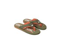 Animal Jekyl Mens Flip-Flops - Slip-on, Lightweight & Comfortable Footwear with Soft Padded upper Straps - Best for Spring Summer & Outdoors Dark Green Adult Shoe Size 8