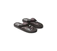 Animal Jekyl Mens Flip-Flops - Slip-on, Lightweight & Comfortable Footwear with Soft Padded upper Straps - Best for Spring Summer & Outdoors Jet Black Adult Shoe Size 7