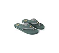 Animal Jekyl Mens Flip-Flops - Slip-on, Lightweight & Comfortable Footwear with Soft Padded upper Straps - Best for Spring Summer & Outdoors Green Adult Shoe Size 8