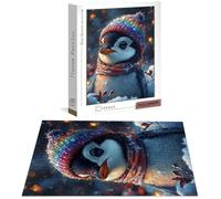 Animal Jigsaw Puzzle, Puzzle 1314 Pieces, Jigsaw Puzzles for Adults 1314 Piece Penguin Wooden Puzzles for Adults, Challenging Game Toys Jigsaws for Home Wall Decoration and Gifts Christmas B-4728