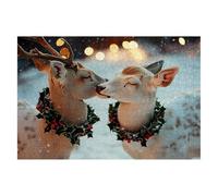 Animal Jigsaw Puzzles for Adults 1500 Piece Jigsaw Puzzles for Adults Christmas 87x57cm, Classic Educational Games Decompression, Challenging Game for Families Beautiful Home Decor Gifts for Men A-58