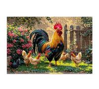 Animal Jigsaw Puzzles for Adults 2000, 2000 piece Jigsaw Puzzles for Adults, Challenging Wooden Jigsaws Puzzle for The Whole for Women, Puzzle for Home Wall Decor, Gifts for Women, Theme: Rooster R-52
