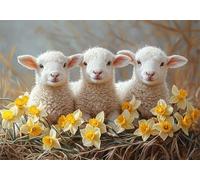 Animal Jigsaw Puzzles for Adults 2000 Piece Impossible Puzzle for Adults IQ Game Games Challenging Sheep Jigsaws 2000 Pieces Toy for Women Men Gifts Home Beautiful Decoration Personalised P-864