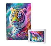 Animal Jigsaw Puzzles for Adults 2000 Piece, Tiger Puzzles for Adults Wooden, Funny/Difficult/Impossible/Challenging Decompression Games, As a Birthday for Women and Men ML-880