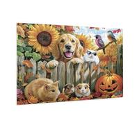 Animal Jigsaw Puzzles for Adults 300 Jigsaw Puzzle Farm Pattern Design with Gift Box Packaging for Gifts for Women, Beginner Challenging Family Activity for Home Wall Bedroom Decor 40x28 CM -195y