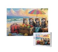 Animal Jigsaw Puzzles for Adults 3000, Cat Puzzles for Adults Wooden, Funny/Difficult/Impossible/Challenging Decompression Games, As a Birthday and Holiday Decor Gift for Women and Men M-357