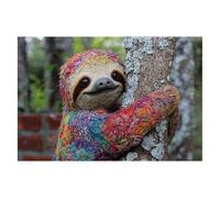 Animal Jigsaw Puzzles for Adults 4000 Piece Jigsaw Puzzles for Adults Sloth 141x87cm, Classic Educational Games Decompression, Challenging Game for Families Beautiful Home Decor Gifts for Men C-30