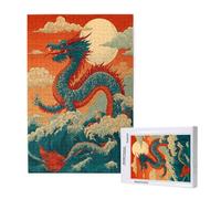 Animal Jigsaw Puzzles for Adults 500 Piece, Dragon Puzzles for Adults Wooden, Funny/Difficult/Impossible/Challenging Decompression Games, As a Birthday for Women and Men ML-1142