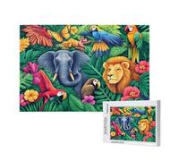 Animal Jigsaw Puzzles for Adults 500 Piece, Flower Puzzles for Adults Wooden, Funny/Difficult/Impossible/Challenging Decompression Games, As a Birthday for Women and Men ML-126