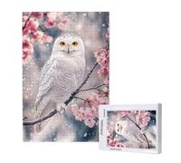 Animal Jigsaw Puzzles for Adults 500 Piece, Owl Puzzles for Adults Wooden, Funny/Difficult/Impossible/Challenging Decompression Games, As a Birthday for Women and Men ML-166