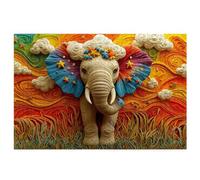 Animal Jigsaw Puzzles for Adults 5000, 5000 piece Jigsaw Puzzles for Adults, Challenging Wooden Jigsaws Puzzle for The Whole for Women, Puzzle for Home Decor, Gifts for Women, Theme: Elephant Q-38