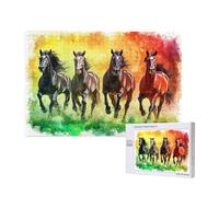 Animal Jigsaw Puzzles for Adults 5000, Horse Puzzles for Adults Wooden, Funny/Difficult/Impossible/Challenging Decompression Games, As a Birthday and Holiday Decor Gift for Women and Men M-1092