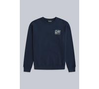 Animal Jonah Mens Bude Sweatshirt - Navy - Navy - Size: XXL