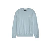 Animal Men's 'Jonah' Ribbed Cuffs Cotton Drop Shoulder Sweatshirt in Bright Blue | Size: 2XL Animal Bright Blue 2XL