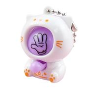 Animal Keychain - Novelty Keychain With Cell Phone Pendant Creative Interactive Guessing Game Toy | Cartoon Rock Paper Scissors Shoulder Bag Car Keys Ac