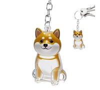 Animal Keychains, Bottle Keychain Funny for Pet Storage - Pet Souvenir and Ornament Charm with Storage for Bag Phone Backpack and Rearview Mirror, Do, Consulte la descripción