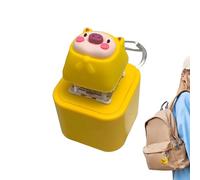 Animal Keychains | Rechargeable Keyboard Clicker Calm Down Toys,Cute Portable Stress Reduction Swine Keychain with Lights Home Ag Accessory for Adults Kids Children