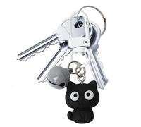 Animal Keyring, Cat Keyring for Car Keys, Kitten Jewellery Key Chain, Charm, Backpack Pendant, Versatile, Bag Charm, Cute Accessories for Cats, black, Siehe Beschreibung
