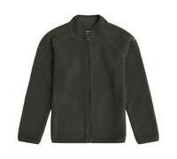 Animal Kids Borg Raglan Full Zip Fleece Jacket - Dark Khaki - Dark Khaki - 2-3 Years