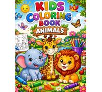 Animal Kingdom: A Fun Colouring Book for kids Aged 3 to 6