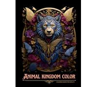 ANIMAL KINGDOM COLOR: A coloring book for adults, with 41 animal images, some are made in mandalas. A nice way to relax with the help of furry and feathery friends.