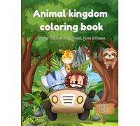 Animal Kingdom Coloring Book: 30 Fun Designs Featuring Forest, Farm, and Sea Creatures for Kids and Adults: 30 Fun Animals from Forest, Farm & Ocean