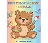 Animal Kingdom Coloring Book for Kids Ages 3-6: Fun & Easy Animal Coloring Pages for Learning, Creativity, and Motor Skills