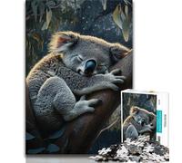 Animal Koala 1000 Piece Jigsaw Puzzle for Adults And Teenagers,for Educational Game Challenge Toy for Is Ideal As A Gift for The Whole Family (38x26cm)