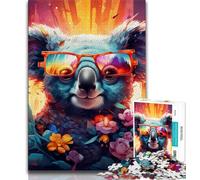 Animal Koalas 1000 Piece Jigsaw Puzzles for Teenagers Gifts,Help The Brain Exercise Addictive Toys to Cultivate Patience Great Gift (38x26cm)