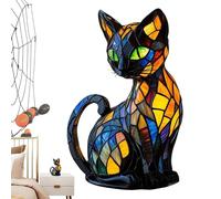 Animal Lamp | Cat Table Lamp Night Lights for Kids - Spooky Sculpture Home Decor for Halloween Birthday Bedroom Dorm Indoor Living Room Bar Nursery Apartment Bedside