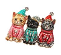 Animal Lapel Pin Christmas Brooch, A