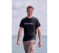 Animal Men's 'Leon' Soft Lightweight Breathable Relaxed Fit Short Sleeve Cotton Tee in Black | Size: XL Animal Black XL