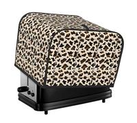 Animal Leopard 4-Slice Toaster Cover â€“ Premium Oxford Cloth Dust Cover With Full-Print Design, Splash-Resistant & Pet-Safe For Toasters, Air Fryers, And Small Kitchen Appliances