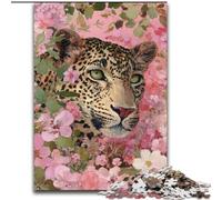 Animal Leopard Jigsaw Puzzles for Teenagers 1000 Jigsaws, Brain Intelligence Challenge Addictive Toys Birthday Gifts for Age 14+ (50x75cm)