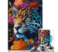 Animal Leopard JigsawPuzzle 1000 Pieces for Adults,Decompressing Intellectual Educational Toy Birthday Present,Gifts,Wall Art (50x75cm)