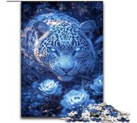 Animal Leopard JigsawPuzzle 1000 Pieces for Teenagers, Brain Intelligence Challenge Addictive Toys for Home Decoration (50x75cm)